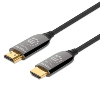 Cable Manhattan HDMI 2.1 Fibra Optica 15M 8ka60Hz Certificado