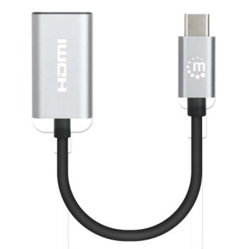 Convertidor Manhattan USB-C a HDMI 4K@60Hz