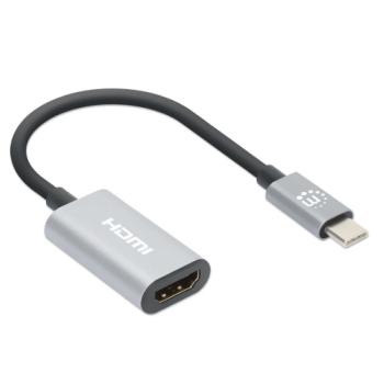 Convertidor Manhattan USB-C a HDMI 4K@60Hz