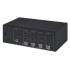 Switch Manhattan MUX KVM HMDI Doble Monitor Resolución Hasta 4K Incluye Cables HDMI/USB-B/Audio a USB-A 1.8m