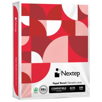 Papel Cortado Nextep Copy Carta 75 Grs 95% de Blancura Caja C/5000 hojas