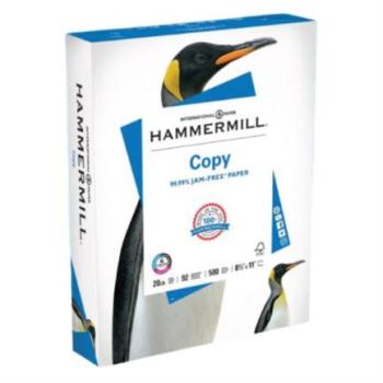 Papel Cortado Hammermill Carta 92% Blancura 75Gr Caja c/5000 Hojas