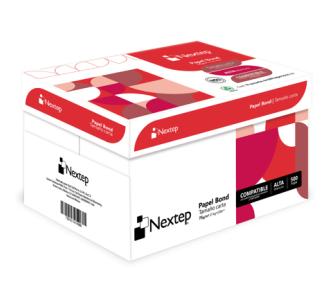 Papel Cortado Nextep Copy Carta 75 Grs 95% de Blancura Caja C/5000 hojas