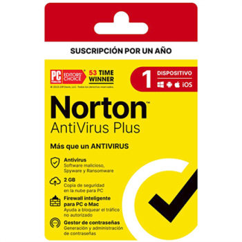 Licencia Antivirus Norton Plus 1 Año 1 Dispositivo 21443389