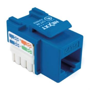 Módulo de Red Sin Blindaje Nexxt Solutions Keystone Jack Cat5e Tipo 110 Azul