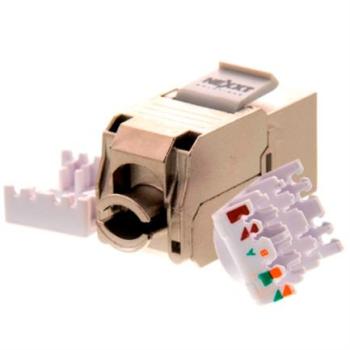 Modulo Blindado Nexxt Solutions Keystone Jack  Cat6A S/FTP Tipo 110 Herramienta de perforacion sin herramientas