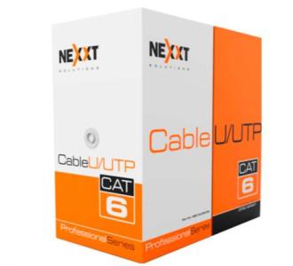 CABLE NEXXT SOLUTIONS Nexxt Giga Cat6 4P 23AWG UTP CMR Azul 305m/1000ft