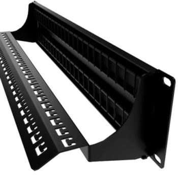 Panel de Conexión Red Nexxt Solutions para Rack de 78 Puertos Keystone Jack RJ45 Esmalte Negro