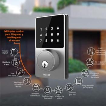 Cerradura wifi Inteligente de puerta negro NEXXT HOME