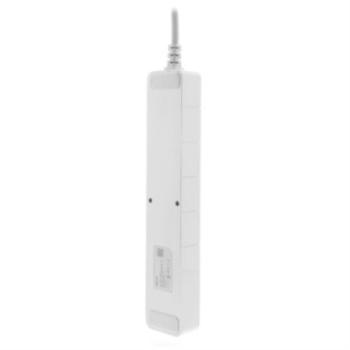 Barra Multicontacto Inteligente WiFi Nexxt Home Protector de Sobretensión con 4 tomacorrientes 4 puertos USB 1.8m Blanco