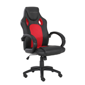 Silla Gamer Ergonómica Modelo Shenron Color Negro-Rojo