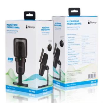 Micrófono Profesional Nextep Streaming USB con Base