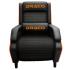 Sofá Gamer Reclinable Dragon XT Modelo Draco Color Negro-Naranja