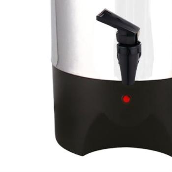 Cafetera Nextep Percoladora Industrial 40 Tazas Acero Inoxidable con Medidor de Agua y Auto Apagado