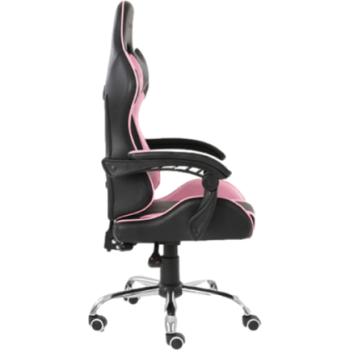 Silla Gamer Ergonómica Modelo Falkor Color Negro-Rosa