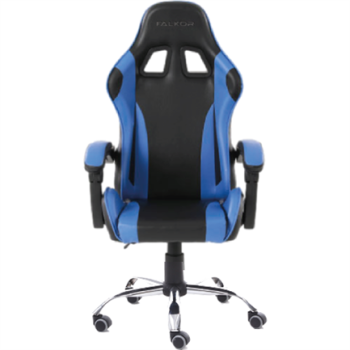 Silla Gamer Ergonómica Modelo Falkor Color Negro-Azul