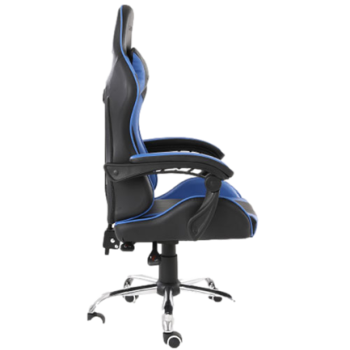 Silla Gamer Ergonómica Modelo Falkor Color Negro-Azul