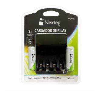 Cargador de Pilas Nextep AA/AAA Incluye 2 Pilas AA