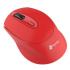 Mouse Nextep Inalámbrico Ergónomico USB 1600 dpi Batería Incluida Color Rojo