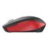 Mouse Nextep Inalámbrico Recargable Switch Encendido 1600 dpi Color Negro-Rojo