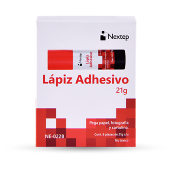 Lapiz Adhesivo Nextep 21 Gramos C/6