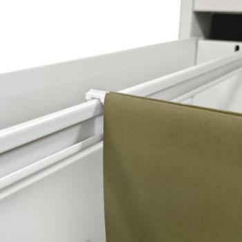 Archivero Metalico Nextep con 2 Cajones Ajustables Carta/Oficio con Cerradura