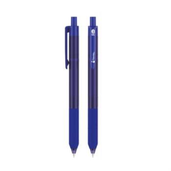 Boligrafo Nextep Gel Retractil Silencioso Fino 0.5mm Azul C/6