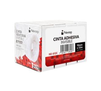 Cinta Adhesiva Invisible Nextep 19mm x 33mts c/4