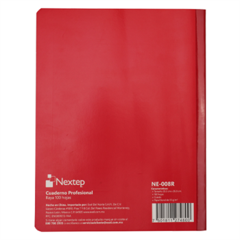Cuaderno Nextep Profesional Raya 100 Hojas Cosido
