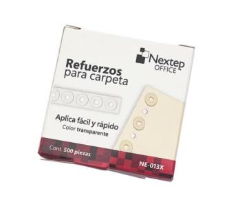 Etiquetas Nextep Refuerzo para Carpeta Transparentes C/500