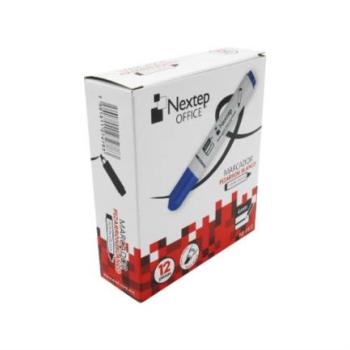Marcador Nextep para Pizarrón Blanco Color Azul C/12 Pzas