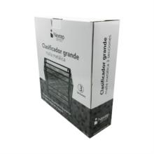 Clasificador Nextep Malla Metálica 3 Niveles Grande Caja Blanco-Negro
