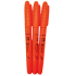 Marcador Nextep Resaltador Tipo Pluma Punta Cincel Color Naranja C/12 Pzas