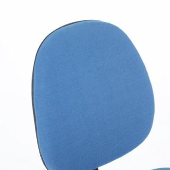 Silla de Oficina Nextep de Altura Ajustable Tela Azul Base Giratoria