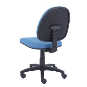 Silla de Oficina Nextep de Altura Ajustable Tela Azul Base Giratoria