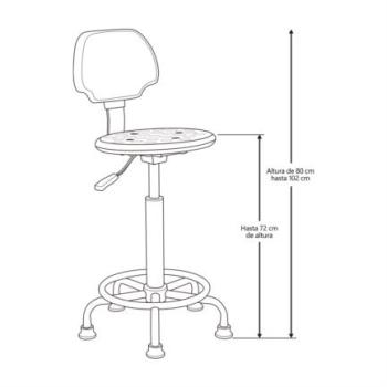 Silla de Trabajo Nextep Alta Resistencia