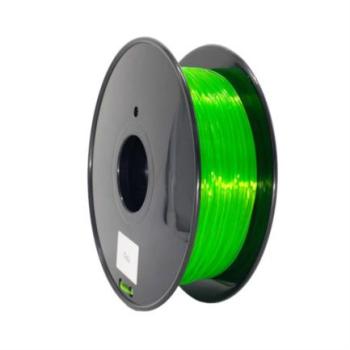 Filamento Onsun 3D Flexible 1.75mm 1kg/Rollo Color Verde Transparente