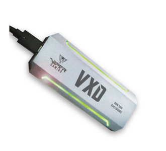 Gabinete Patriot  de Disco Duro VXD M.2 PCI Express 3.0 USB-C Gris