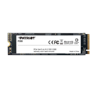 Unidad SSD Patriot M.2 256GB P300 PCIE 3.0 NVME 2280 1100MB/s Escritura 1700 MB/s Lectura