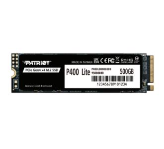 Unidad SSD Patriot M.2 500GB P400 LITE PCIE 4 NVME 2280 2700MB/s Escritura 3500MB/s Lectura