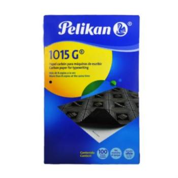 Papel Carbon Pelikan 1015 G Oficio Negro C/100 Hojas