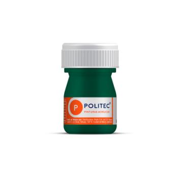 Pintura Acrilica Politec Verde Obscuro 20 ml No 306 caja c/12 piezas