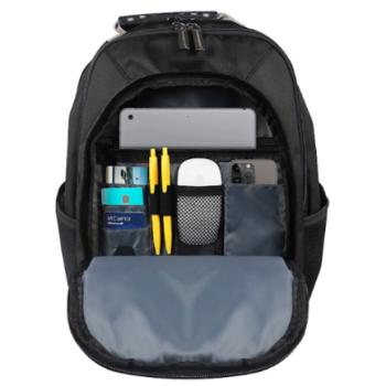 Mochila Swissmobility OLTEN 17 3 cierres principales y bolsillo frontal porta botellas color negro