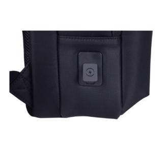 Mochila Swissmobility WATSON 17 2 cierres principales rígida doble asa color negro