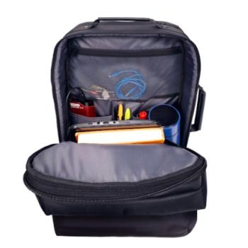 Mochila Swissmobility WATSON 17 2 cierres principales rígida doble asa color negro