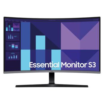 Monitor Samsung Essential S3 S39GD 32 in FHD Panel VA 1920 x 1080 CURVO 1500R HDMI/D-Sub