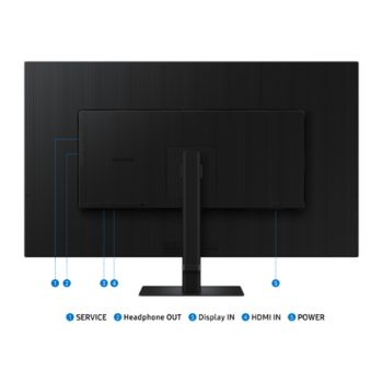 Monitor Samsung 37 ViewFinity S7 4K Plano IPS 5ms 60Hz Negro