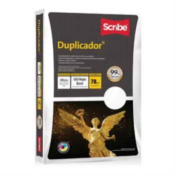 Papel Cortado Scribe Duplicador Oficio 99% de Blancura 78gr C/5000 Hojas