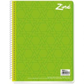 Cuaderno Scribe Zinc Profesional Espiral Sencillo C.7 100H