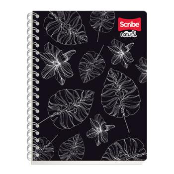 Cuaderno Profesional Scribe Natural Raya Espiral Doble Raya 100 Hojas